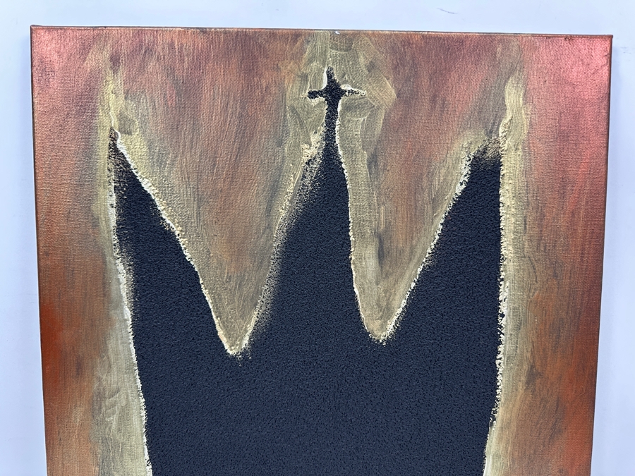 Gerrit Greve (1948-2024, Cardiff by the Sea, CA) Original Acrylic Sand Painting On Canvas 2013 Signed Lower Right And Verso 16' X 20' Estimate $320 - $400 [Photo 2]