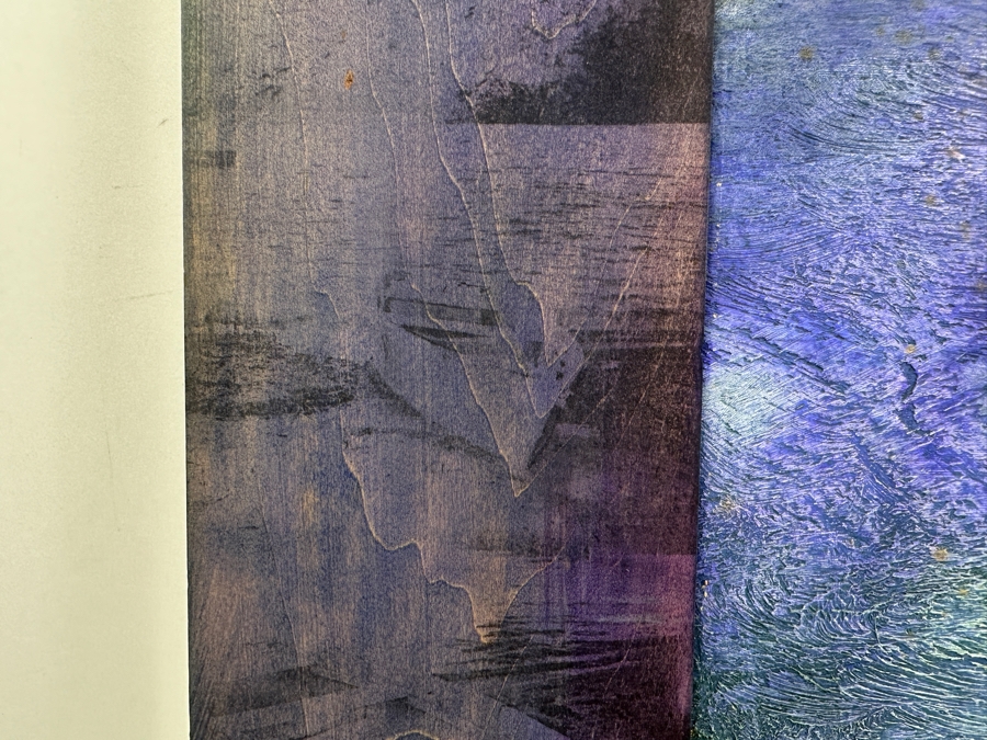 Gerrit Greve (1948-2024, Cardiff by the Sea, CA) Original Acrylic Painting On Canvas Titled 'Safe in the Storm' 1998 Signed Lower Left And Verso 16' X 12' Carbon Transfer Framed 23.5' X 20' Estimate $300 - $400 [Photo 13]