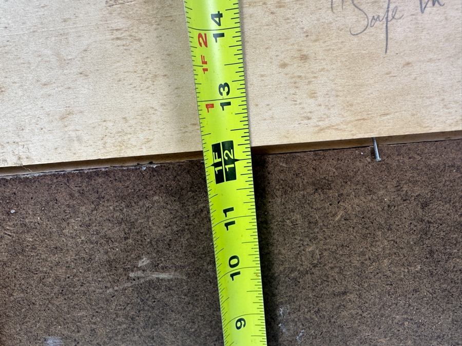 Gerrit Greve (1948-2024, Cardiff by the Sea, CA) Original Acrylic Painting On Canvas Titled 'Safe in the Storm' 1998 Signed Lower Left And Verso 16' X 12' Carbon Transfer Framed 23.5' X 20' Estimate $300 - $400 [Photo 18]