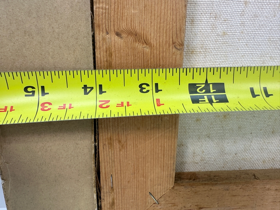 Gerrit Greve (1948-2024, Cardiff by the Sea, CA) Original Acrylic Painting On Canvas Titled 'Water Reeds Reflections'  Signed Lower Left And Verso 14' X 11' Framed 18' X 15' Estimate $154 - $193 [Photo 8]