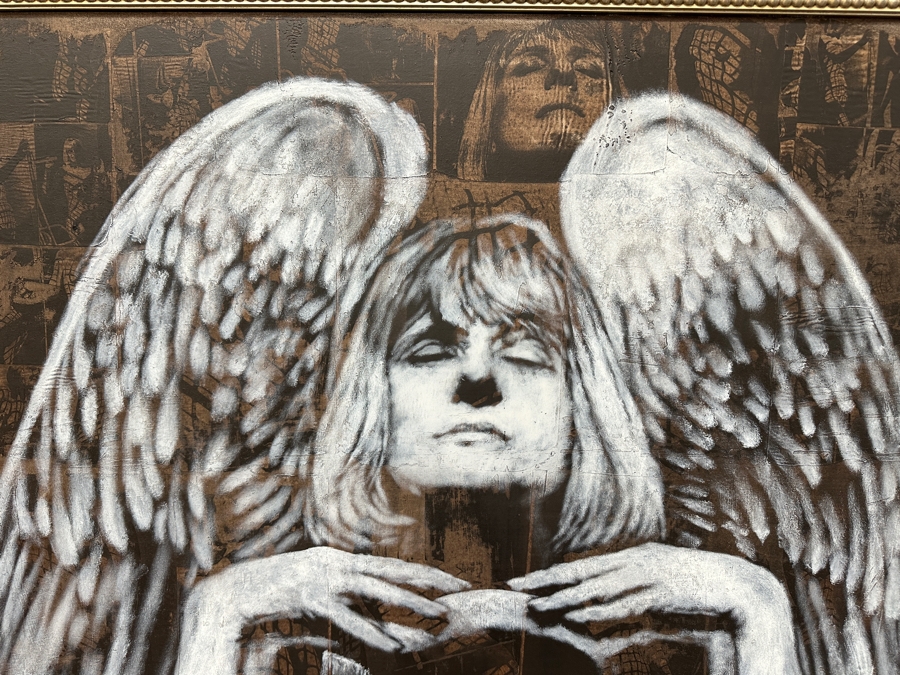 Gerrit Greve (1948-2024, Cardiff by the Sea, CA) Original Acrylic Painting On Canvas Titled 'Passage 5' 1996 Signed Verso 48' X 48' Framed 52.5' X 52.5' Estimate $2,304 - $2,880 [Photo 2]