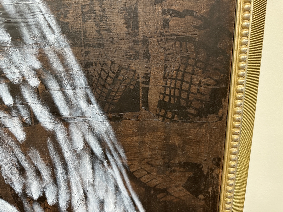 Gerrit Greve (1948-2024, Cardiff by the Sea, CA) Original Acrylic Painting On Canvas Titled 'Passage 5' 1996 Signed Verso 48' X 48' Framed 52.5' X 52.5' Estimate $2,304 - $2,880 [Photo 11]