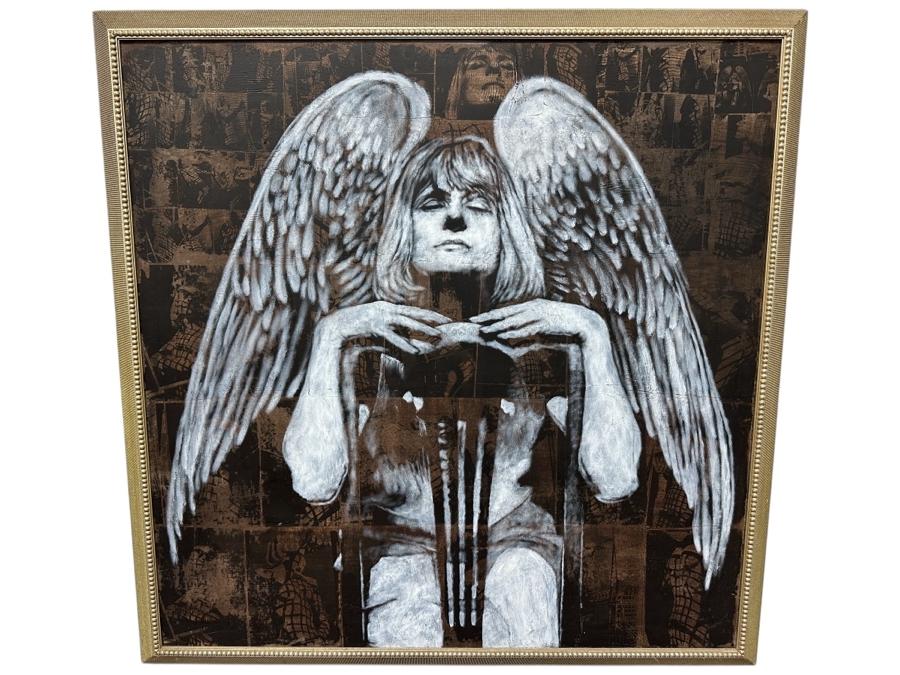 Gerrit Greve (1948-2024, Cardiff by the Sea, CA) Original Acrylic Painting On Canvas Titled 'Passage 5' 1996 Signed Verso 48' X 48' Framed 52.5' X 52.5' Estimate $2,304 - $2,880