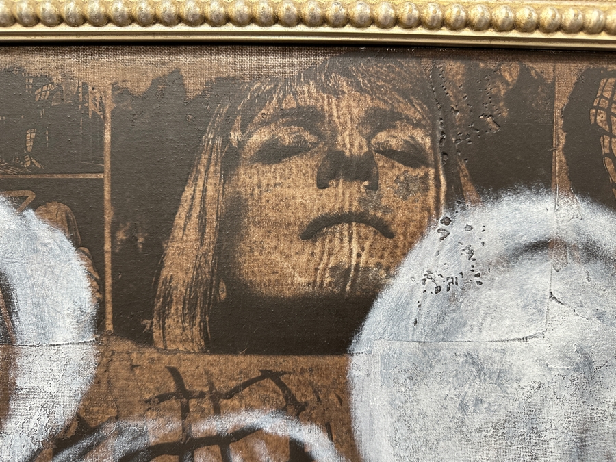 Gerrit Greve (1948-2024, Cardiff by the Sea, CA) Original Acrylic Painting On Canvas Titled 'Passage 5' 1996 Signed Verso 48' X 48' Framed 52.5' X 52.5' Estimate $2,304 - $2,880 [Photo 8]