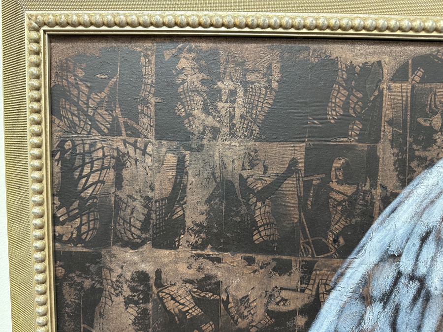 Gerrit Greve (1948-2024, Cardiff by the Sea, CA) Original Acrylic Painting On Canvas Titled 'Passage 5' 1996 Signed Verso 48' X 48' Framed 52.5' X 52.5' Estimate $2,304 - $2,880 [Photo 5]