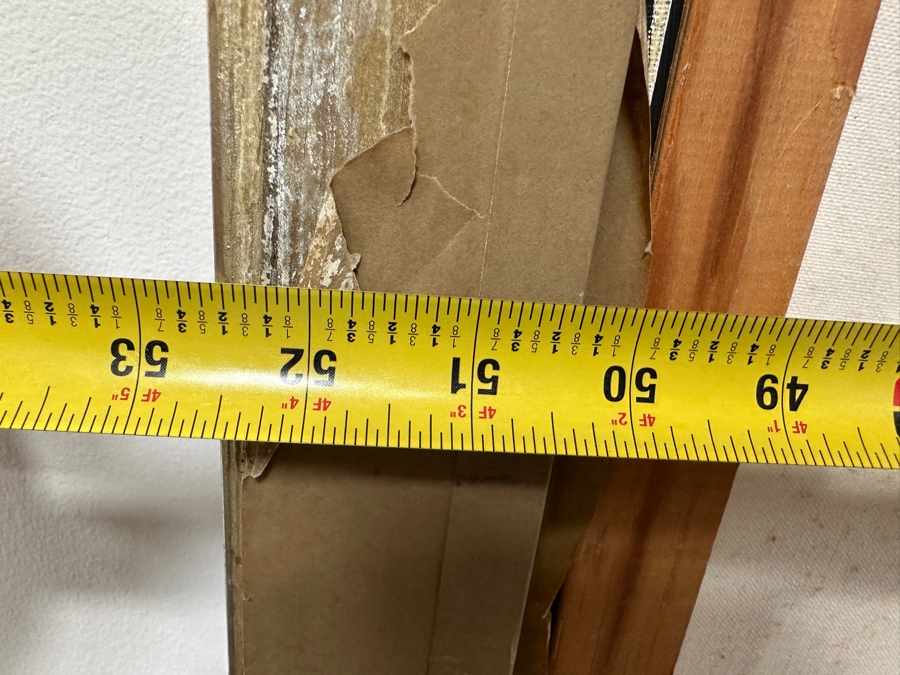 Gerrit Greve (1948-2024, Cardiff by the Sea, CA) Original Acrylic Painting On Canvas Titled 'Passage 5' 1996 Signed Verso 48' X 48' Framed 52.5' X 52.5' Estimate $2,304 - $2,880 [Photo 16]