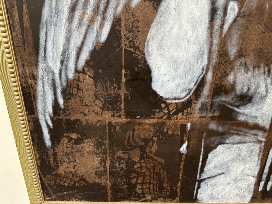 Gerrit Greve (1948-2024, Cardiff by the Sea, CA) Original Acrylic Painting On Canvas Titled 'Passage 5' 1996 Signed Verso 48' X 48' Framed 52.5' X 52.5' Estimate $2,304 - $2,880 [Photo 7]