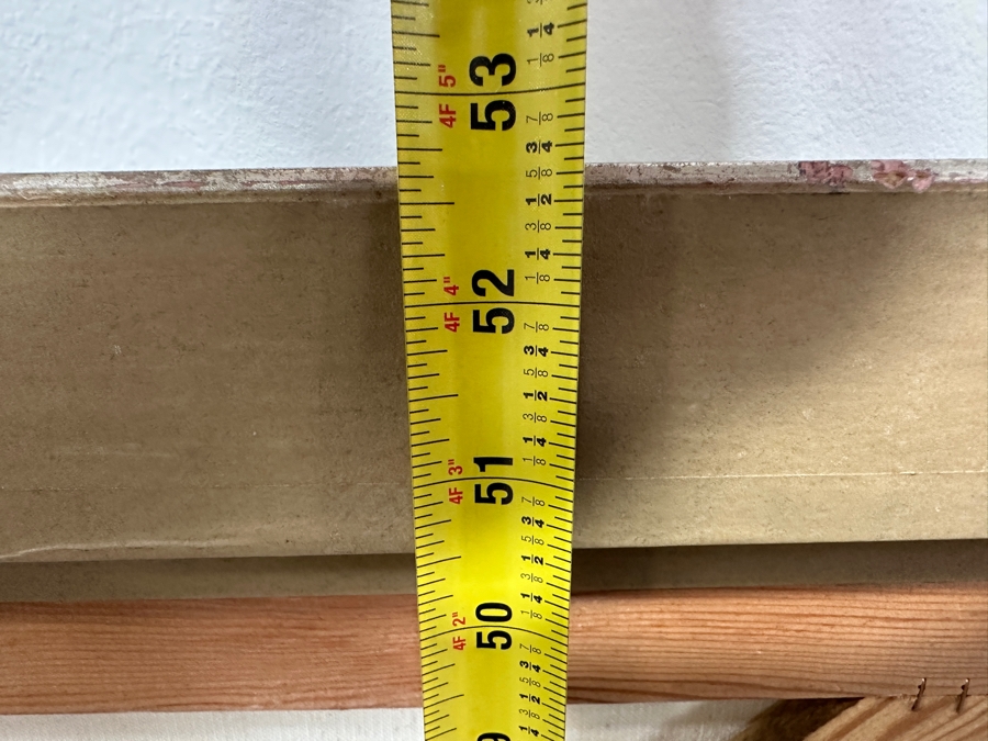 Gerrit Greve (1948-2024, Cardiff by the Sea, CA) Original Acrylic Painting On Canvas Titled 'Passage 5' 1996 Signed Verso 48' X 48' Framed 52.5' X 52.5' Estimate $2,304 - $2,880 [Photo 17]