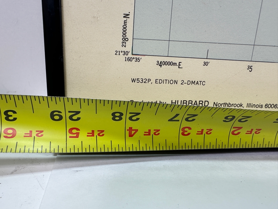 Vintage Kauai Topographic Map 29' X 20' [Photo 9]