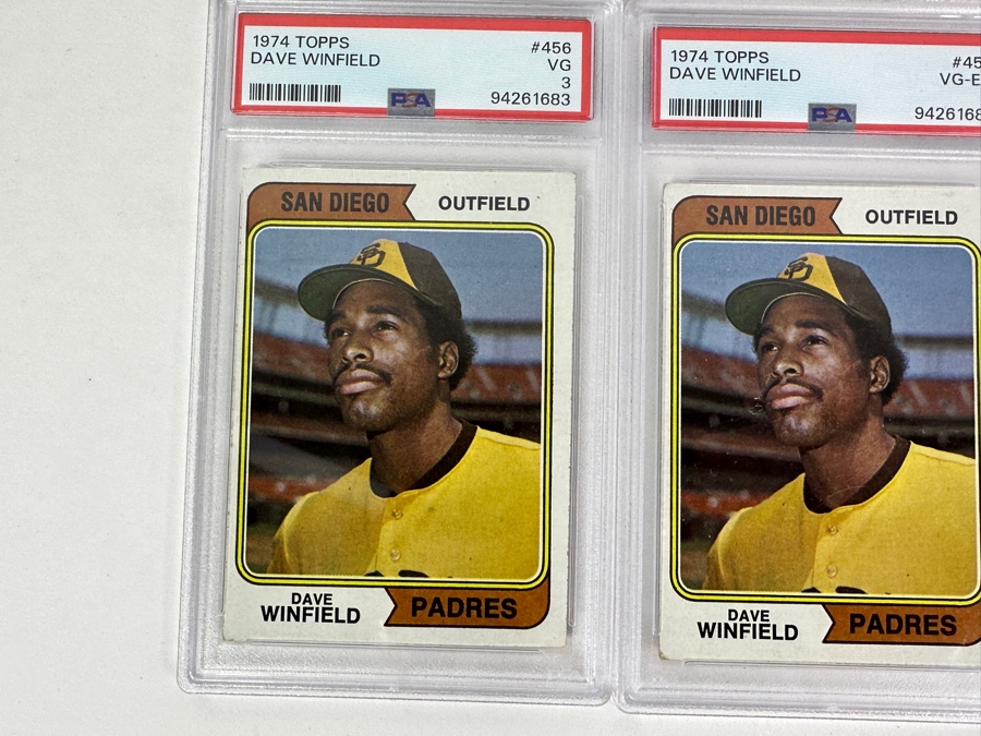 (10) Graded Football, Basketball & Baseball Cards PSA / Beckett: Dave Winfield, Barry Sanders, Kevin Brown, Pedro Martinez & More [Photo 8]