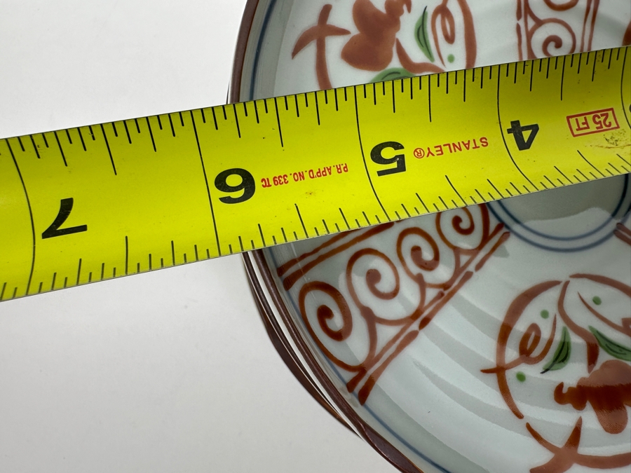 (5) Hand Painted Japanese Dessert Plates 6'W [Photo 7]