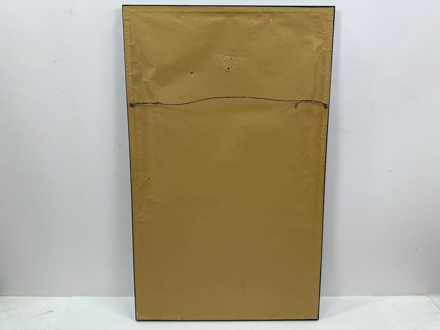 Jeff Donaldson (1932-2004, American) Original 1959 Watercolor Painting From Leader Who Helped Define The Black Arts Movement Of The 1960s & Co-Founder Of AfriCOBRA 9.5 X 19 Framed 15.5 X 25 [Photo 14]