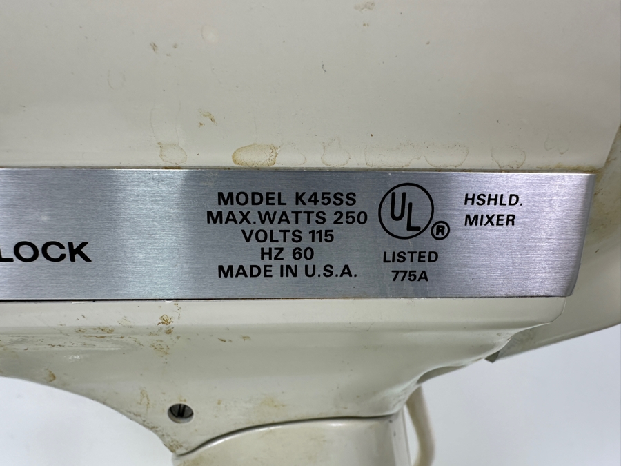 KitchenAid Mixer Model D45SS [Photo 7]