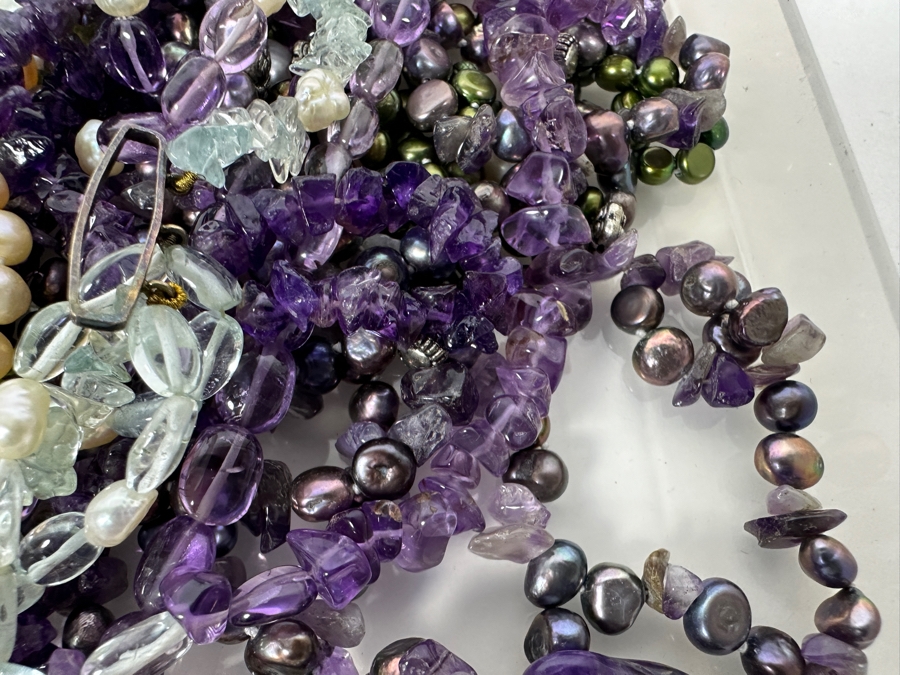 Large Collection Of Various Pearls And Various Stone Beads [Photo 6]