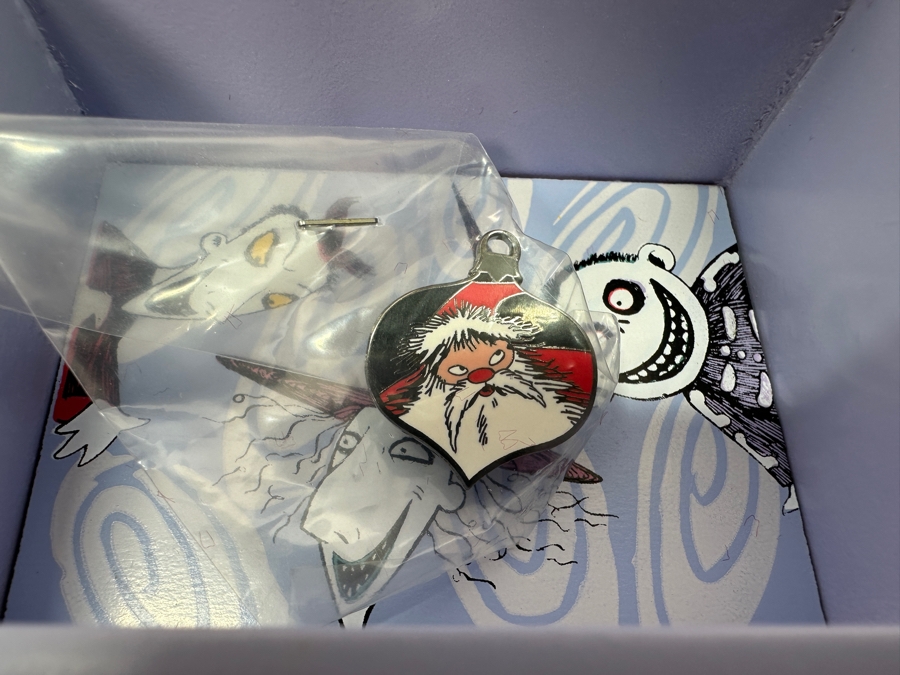 Tim Burton's The Nightmare Before Christmas Haunted Mansion Holiday September 30, 2004 Disneyland Resort 6-Drawer Chest With Various Disney Trading Pins In Each Drawer 4W X 3D X 11.75H [Photo 9]