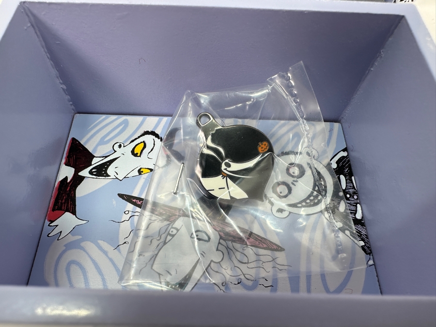 Tim Burton's The Nightmare Before Christmas Haunted Mansion Holiday September 30, 2004 Disneyland Resort 6-Drawer Chest With Various Disney Trading Pins In Each Drawer 4W X 3D X 11.75H [Photo 20]