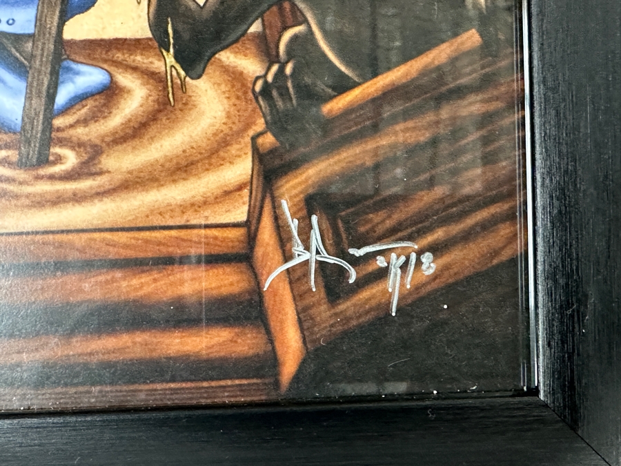 4-Piece Disneyland Haunted Mansion Print Set Individually Hand Signed And Framed 10.5 X 13.5 Framed 16.5 X 19 [Photo 9]