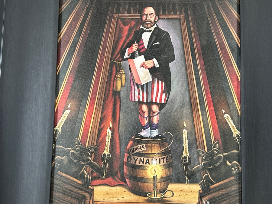 4-Piece Disneyland Haunted Mansion Print Set Individually Hand Signed And Framed 10.5 X 13.5 Framed 16.5 X 19 [Photo 11]