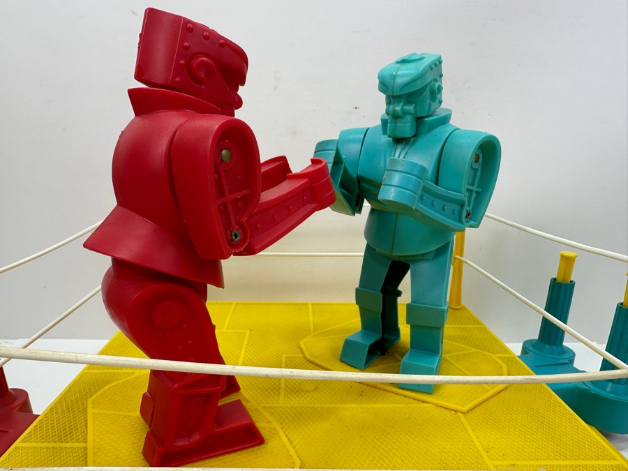 Vintage Rock 'Em Sock 'Em Robots Boxing Toy By Marx Working In Great Condition 20'W X 15'D X 12'H [Photo 7]
