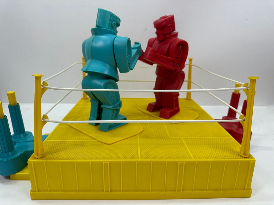 Vintage Rock 'Em Sock 'Em Robots Boxing Toy By Marx Working In Great Condition 20'W X 15'D X 12'H [Photo 14]