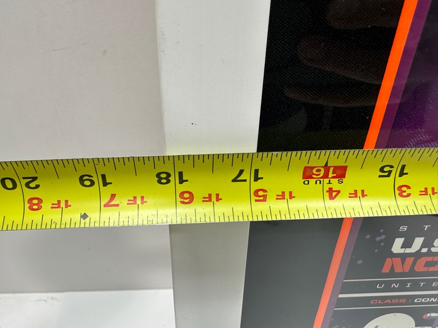 Tom Whalen Artist Signed Limited Edition Print 'Starship U.S.S. Enterprise NCC-1701 United Federation Of Planets' Numbered 70 Of 100 - 12' X 36' Nicely Framed 18' X 42' [Photo 7]