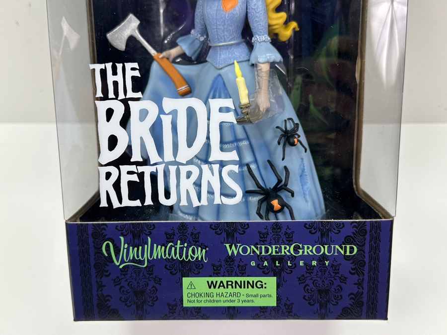 Disney Theme Park Vinyl Collectible 9' Figure Special Edition Disneyland The Haunted Mansion The Bride Returns A Vinylmation & WonderGround Gallery Collaboration [Photo 3]