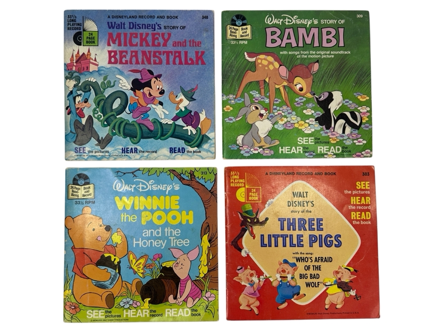 (4) Walt Disney's Disneyland Records And Books [Photo 1]