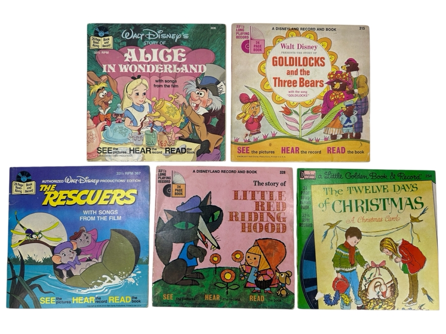 (5) Walt Disney's Disneyland Records And Books [Photo 1]