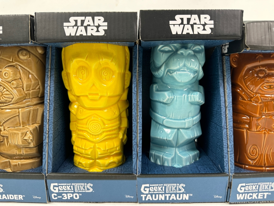 (4) Star Wars Geeki Tikis Mugs [Photo 3]