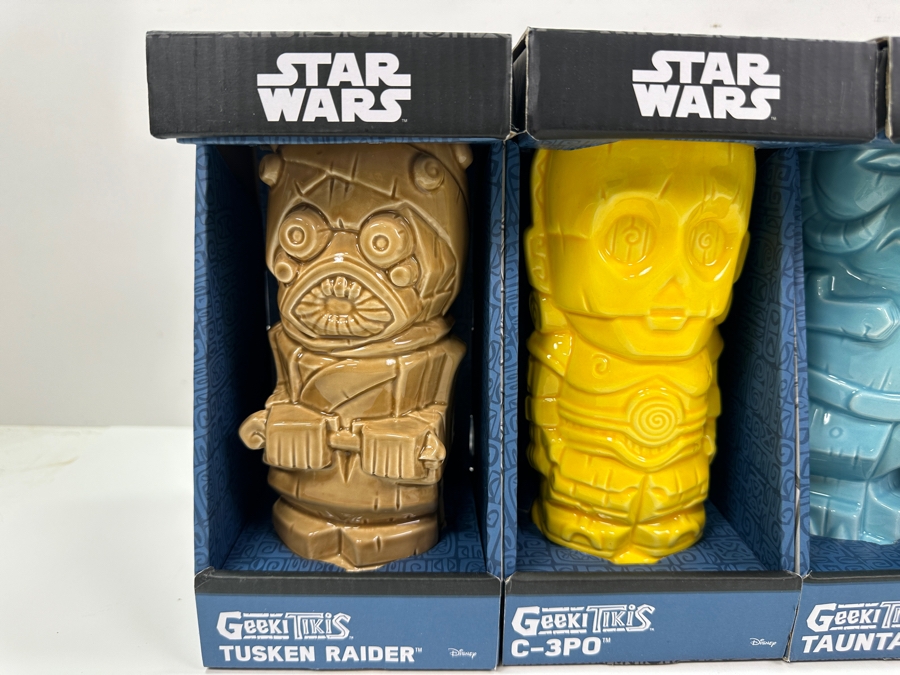 (4) Star Wars Geeki Tikis Mugs [Photo 5]