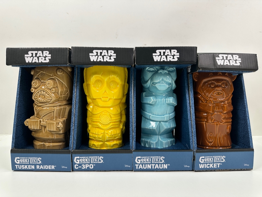 (4) Star Wars Geeki Tikis Mugs [Photo 2]