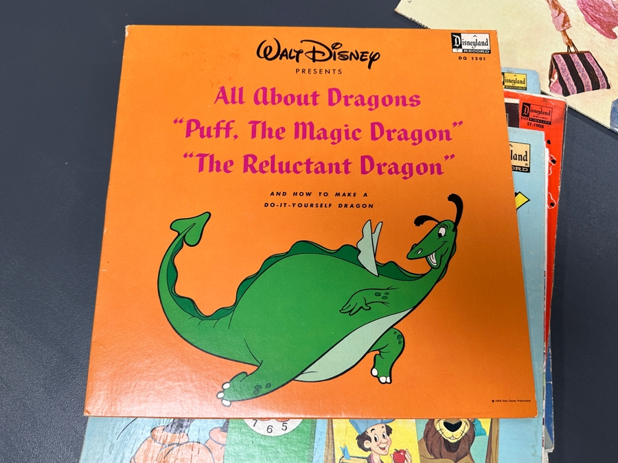 (9) Vintage Walt Disney Vinyl Records [Photo 9]