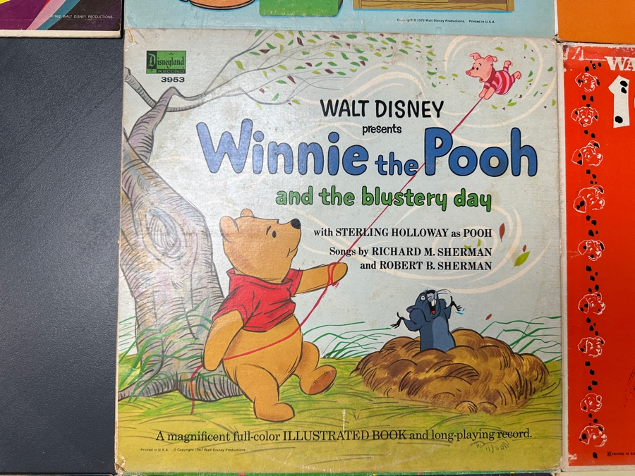 (9) Vintage Walt Disney Vinyl Records [Photo 3]