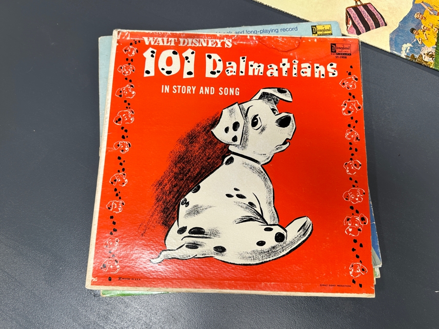 (9) Vintage Walt Disney Vinyl Records [Photo 6]