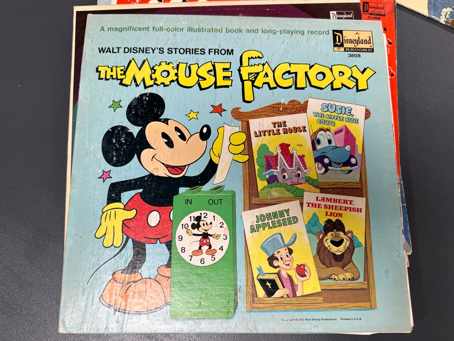 (9) Vintage Walt Disney Vinyl Records [Photo 8]