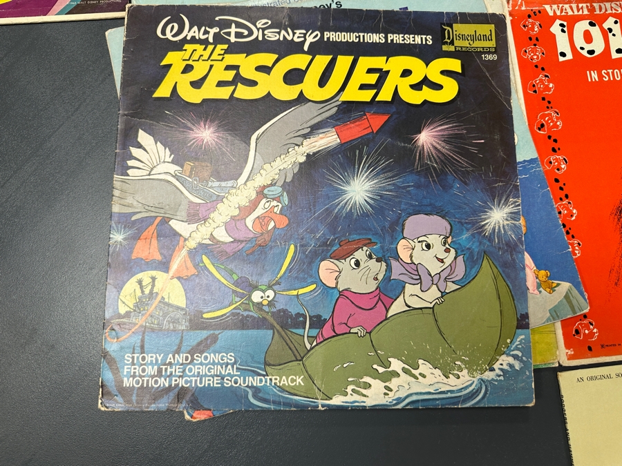 (9) Vintage Walt Disney Vinyl Records [Photo 5]