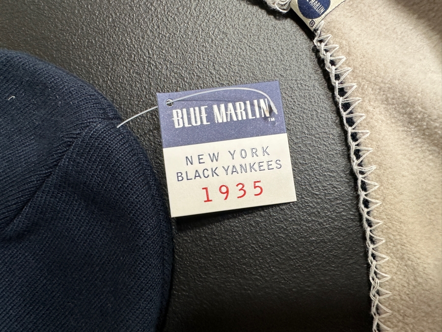 (4) New New York Black Yankees 1935 Retro Knit Hats By Blue Marlin [Photo 7]