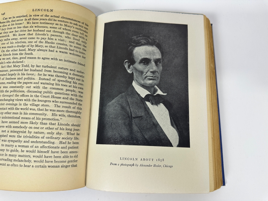 Vintage 1930 Hardcover Book Lincoln By Emil Ludwig [Photo 6]