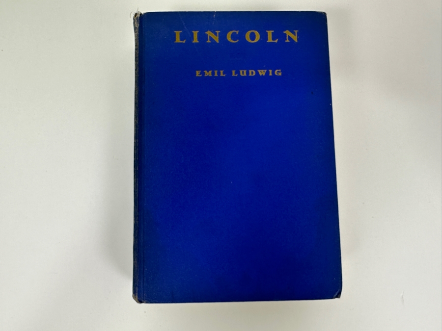 Vintage 1930 Hardcover Book Lincoln By Emil Ludwig [Photo 2]