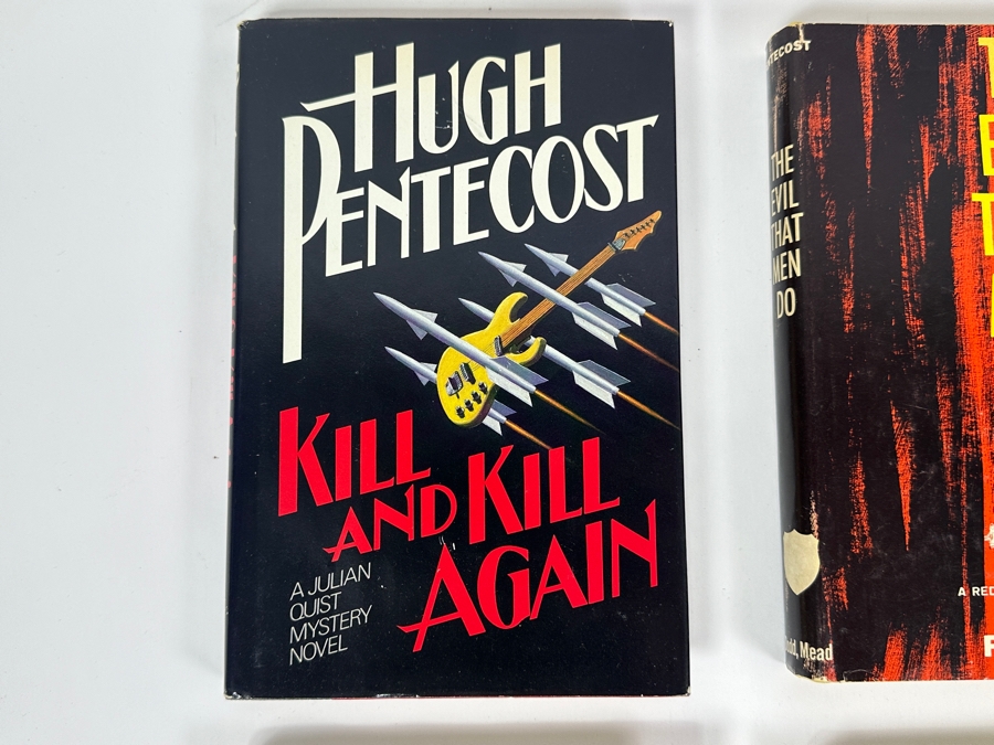 (6) Vintage First Edition Hardcover Books By Hugh Pentecost [Photo 2]