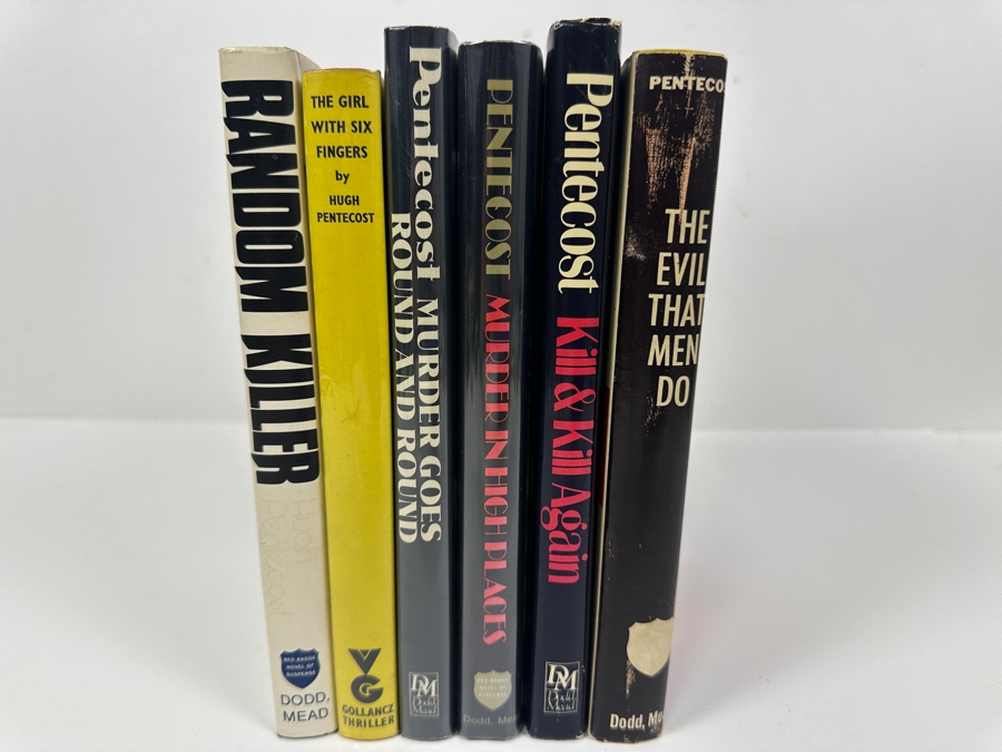 (6) Vintage First Edition Hardcover Books By Hugh Pentecost [Photo 15]