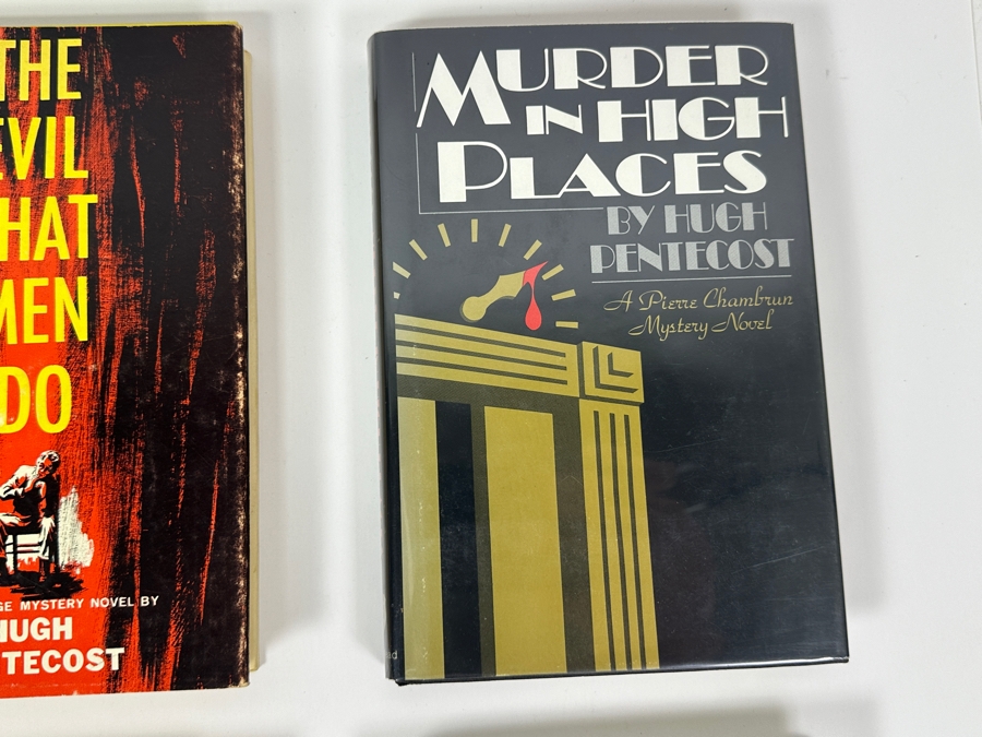 (6) Vintage First Edition Hardcover Books By Hugh Pentecost [Photo 4]