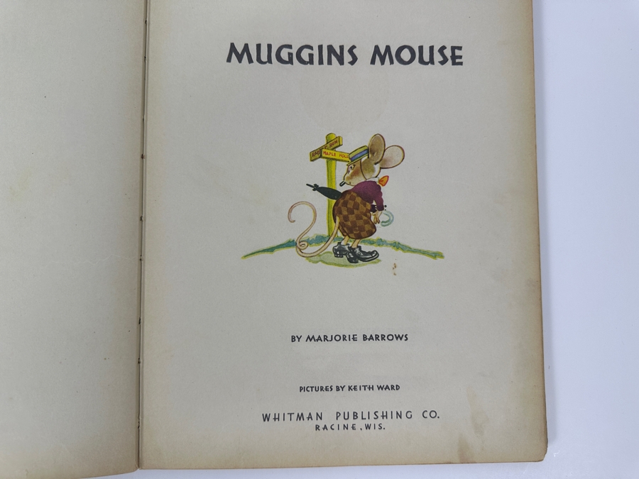 Vintage 1932 First Edition Hardcover Children's Book Muggins Mouse By Marjorie Barrows [Photo 4]