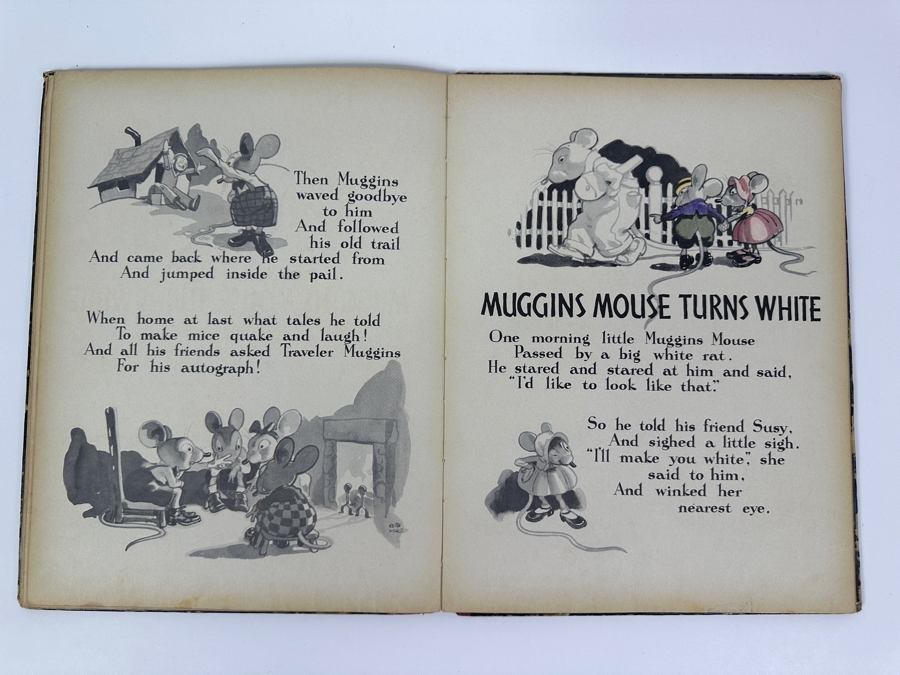 Vintage 1932 First Edition Hardcover Children's Book Muggins Mouse By Marjorie Barrows [Photo 8]