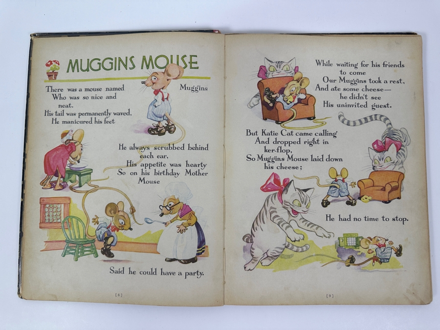 Vintage 1932 First Edition Hardcover Children's Book Muggins Mouse By Marjorie Barrows [Photo 7]