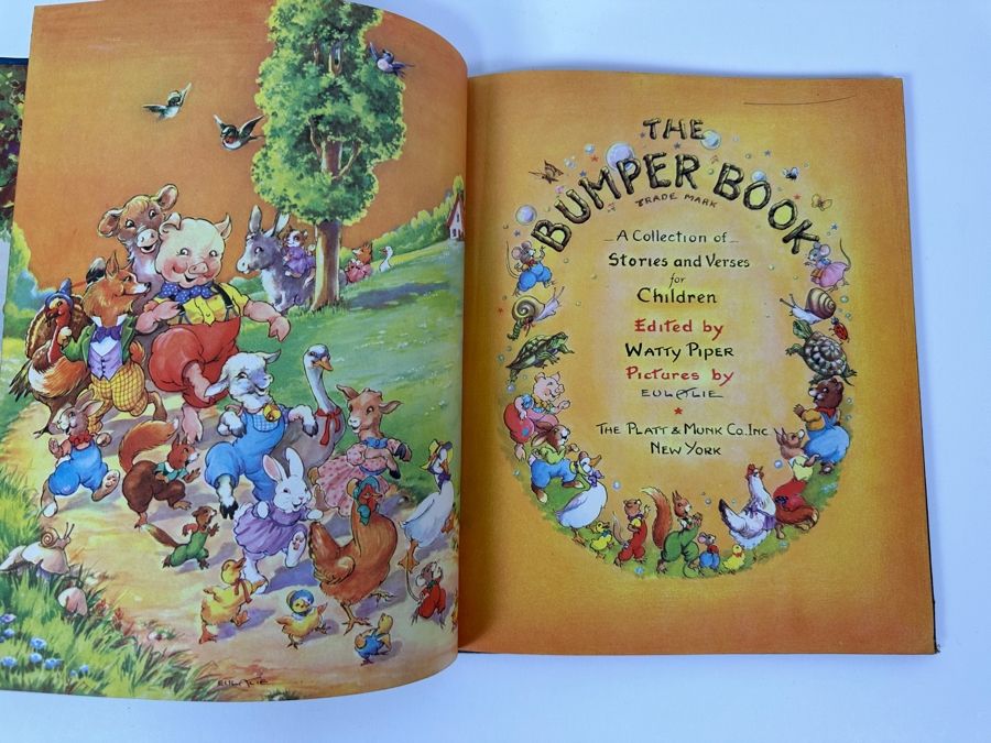 2nd Edition Hardcover Children's Book The Bumper Book Edited By Watty Piper [Photo 4]