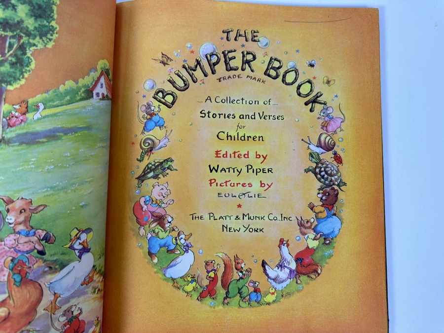 2nd Edition Hardcover Children's Book The Bumper Book Edited By Watty Piper [Photo 5]