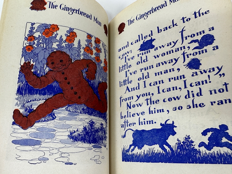 First Edition Hardcover Children's Book Elin's Amerika By Marguerite De Angeli And Tenth Printing Of The Gingerbread Man By Violet Moore Higgins [Photo 18]