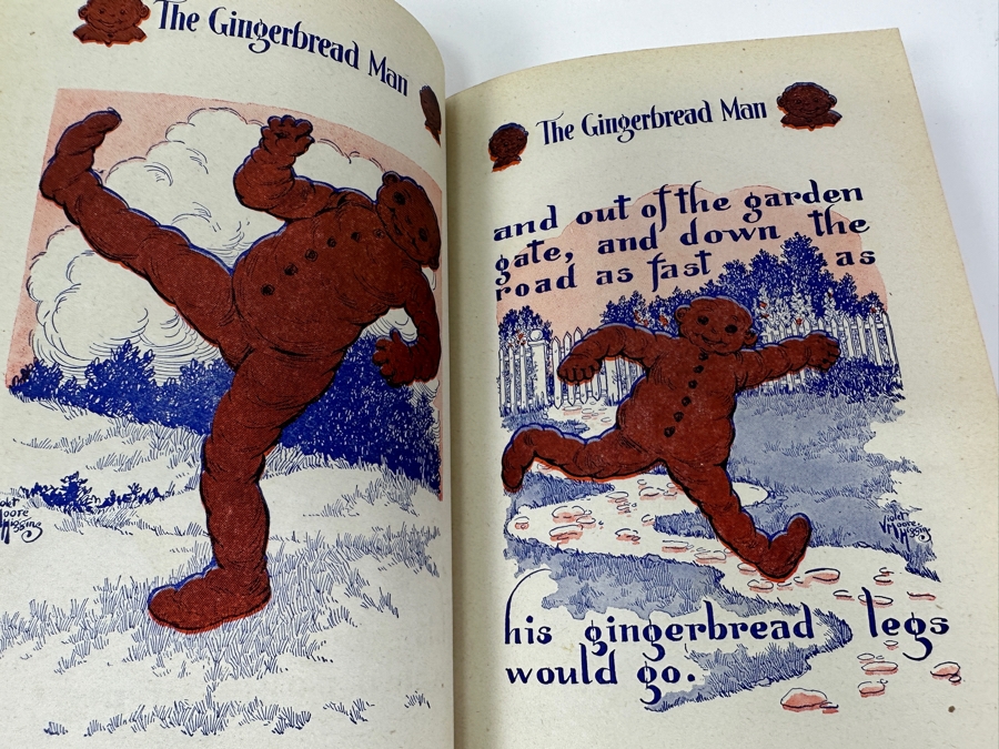 First Edition Hardcover Children's Book Elin's Amerika By Marguerite De Angeli And Tenth Printing Of The Gingerbread Man By Violet Moore Higgins [Photo 19]