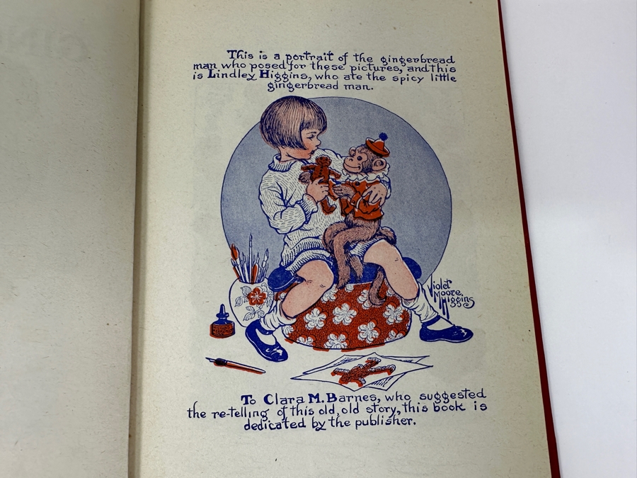 First Edition Hardcover Children's Book Elin's Amerika By Marguerite De Angeli And Tenth Printing Of The Gingerbread Man By Violet Moore Higgins [Photo 16]